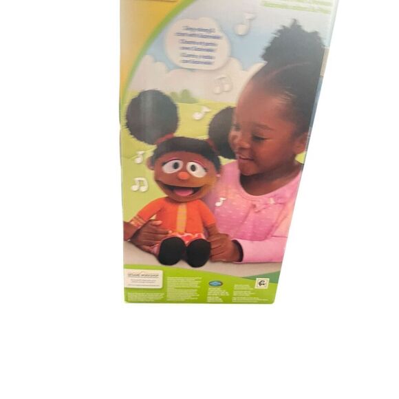 New Sesame Street Multicolor Love My Hair Gabrielle Talking Stuffed Plush Doll - Picture 4 of 8